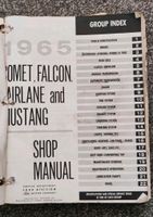 Shop Manual Comet Falcon Fairlane Mustang 1965 Kreis Ostholstein - Stockelsdorf Vorschau