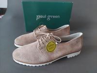 Paul Green Halbschuhe Schnürer Loafer 40,5 beige Leder NP135€ NEU Bayern - Goldbach Vorschau