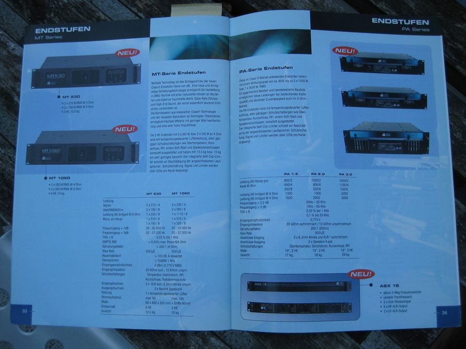 dB TECHNOLOGIES Katalog 2003, Professional Audio -Sammler ! in Bonn