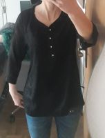 Bluse schwarz transparent mit Schlangenprint. Kr. München - Garching b München Vorschau