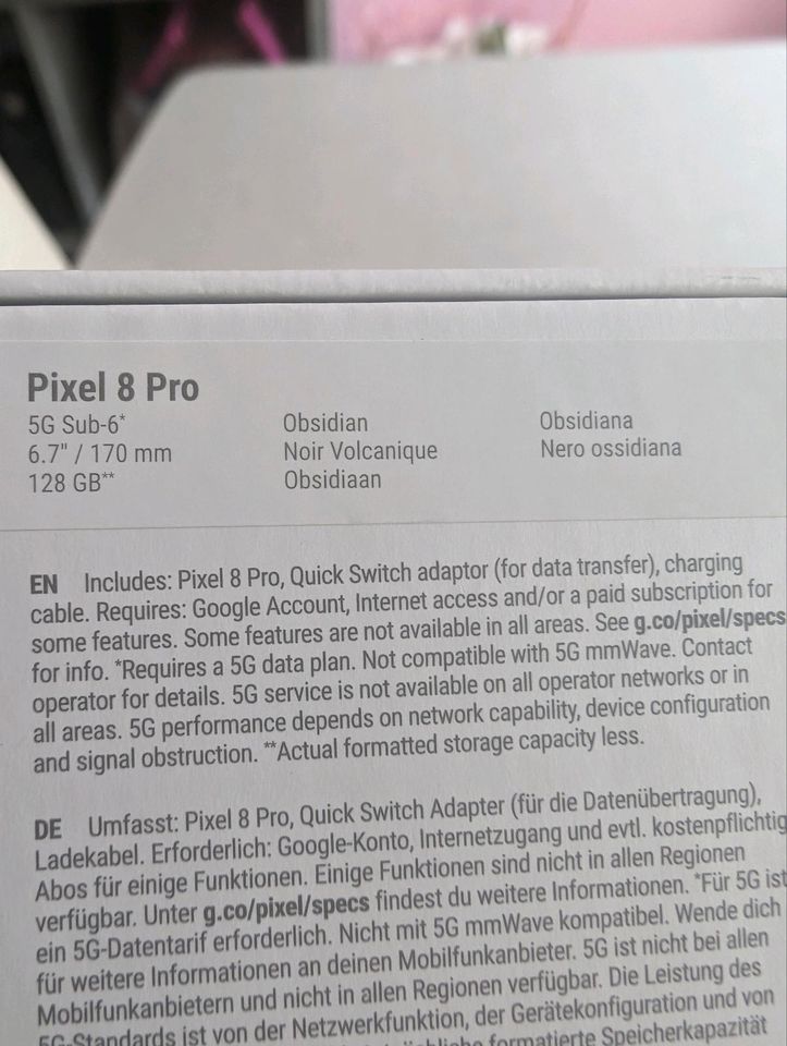 Googel Pixel 8 pro in Wesel