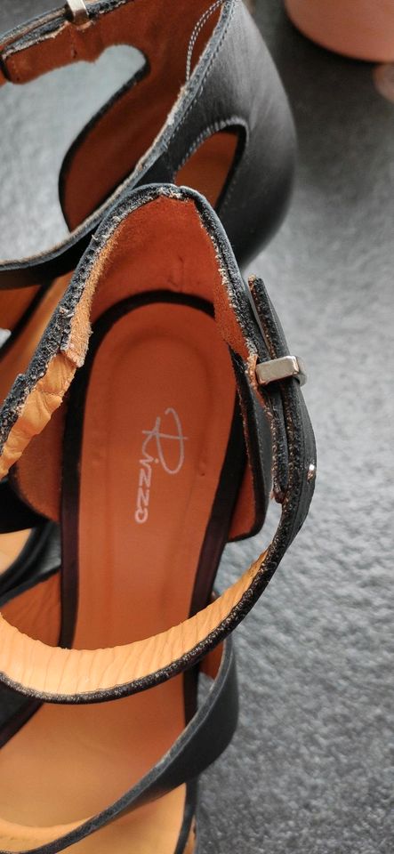 RIZZO High Heels Sandalen Pumps Gr. 40 Leder