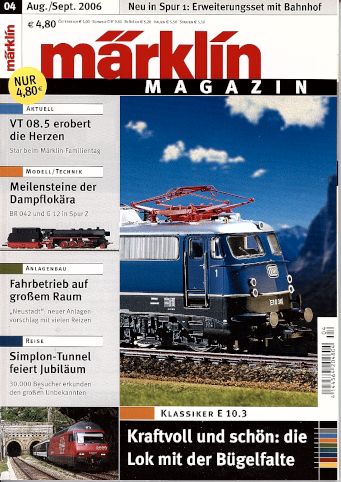 Märklin Magazin Jahrgang 2006 komplett in Eutingen