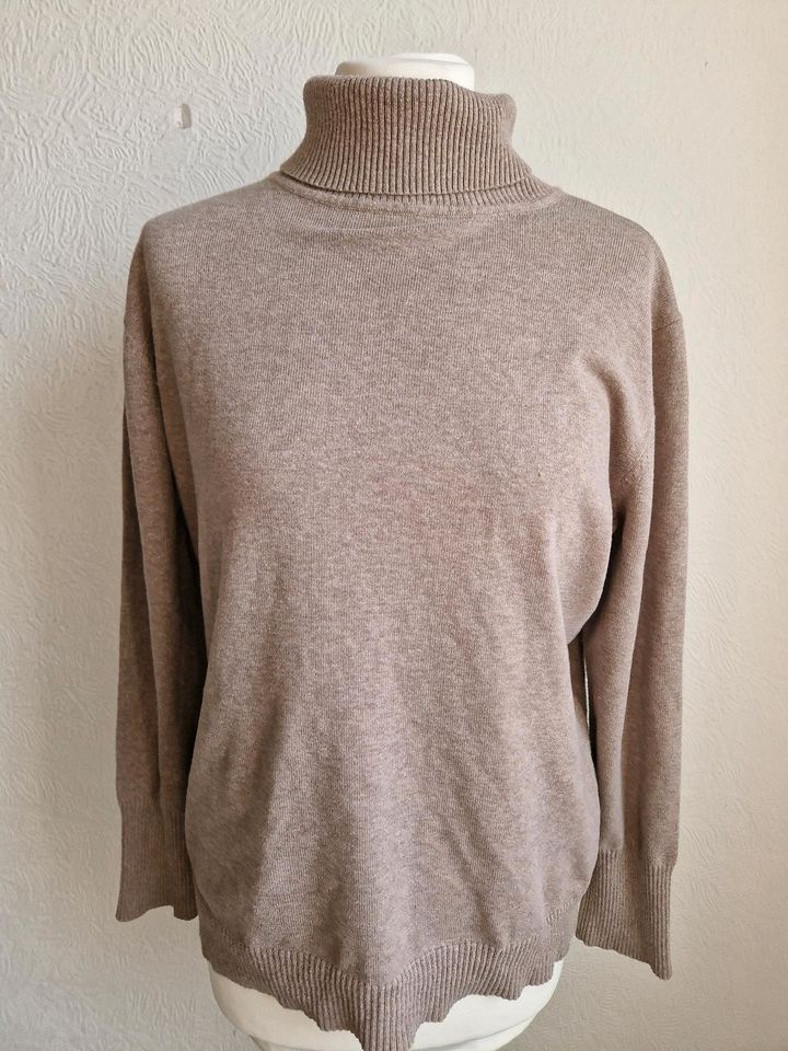 Rollkragen Pullover Pulli Gr. L braun in Düsseldorf