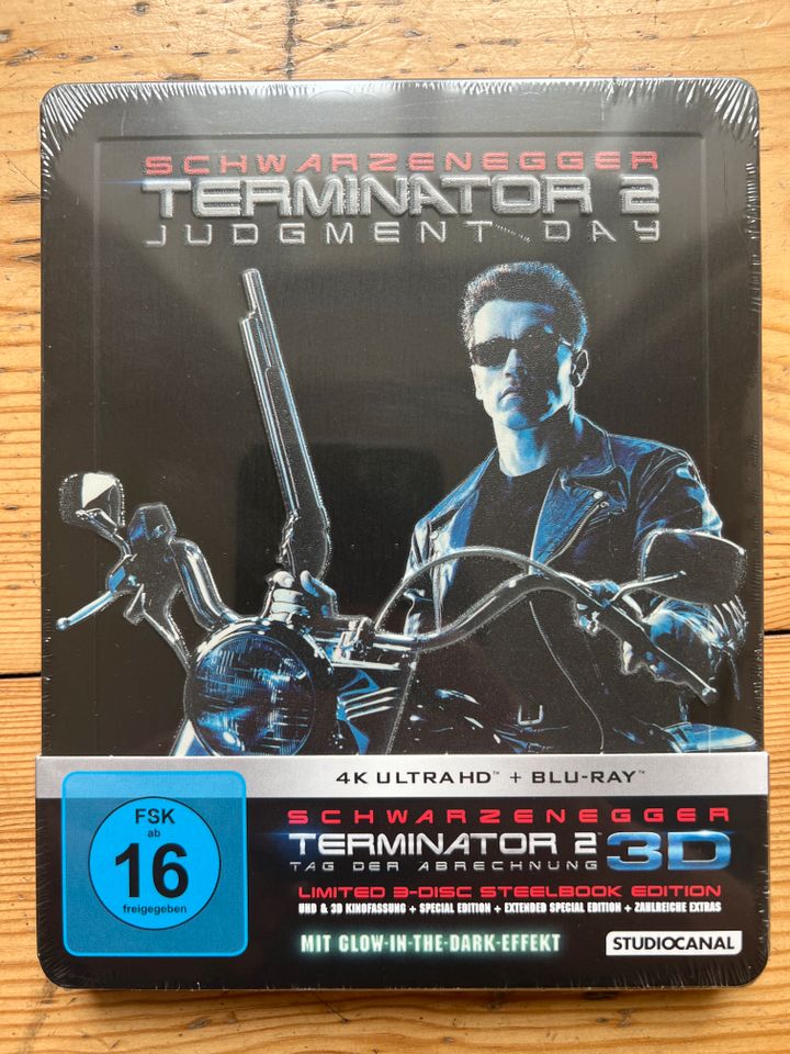 TERMINATOR 2 3D / 4K UHD / BD STEELBOOK (3 DISCS, NEU, OVP) in Berlin