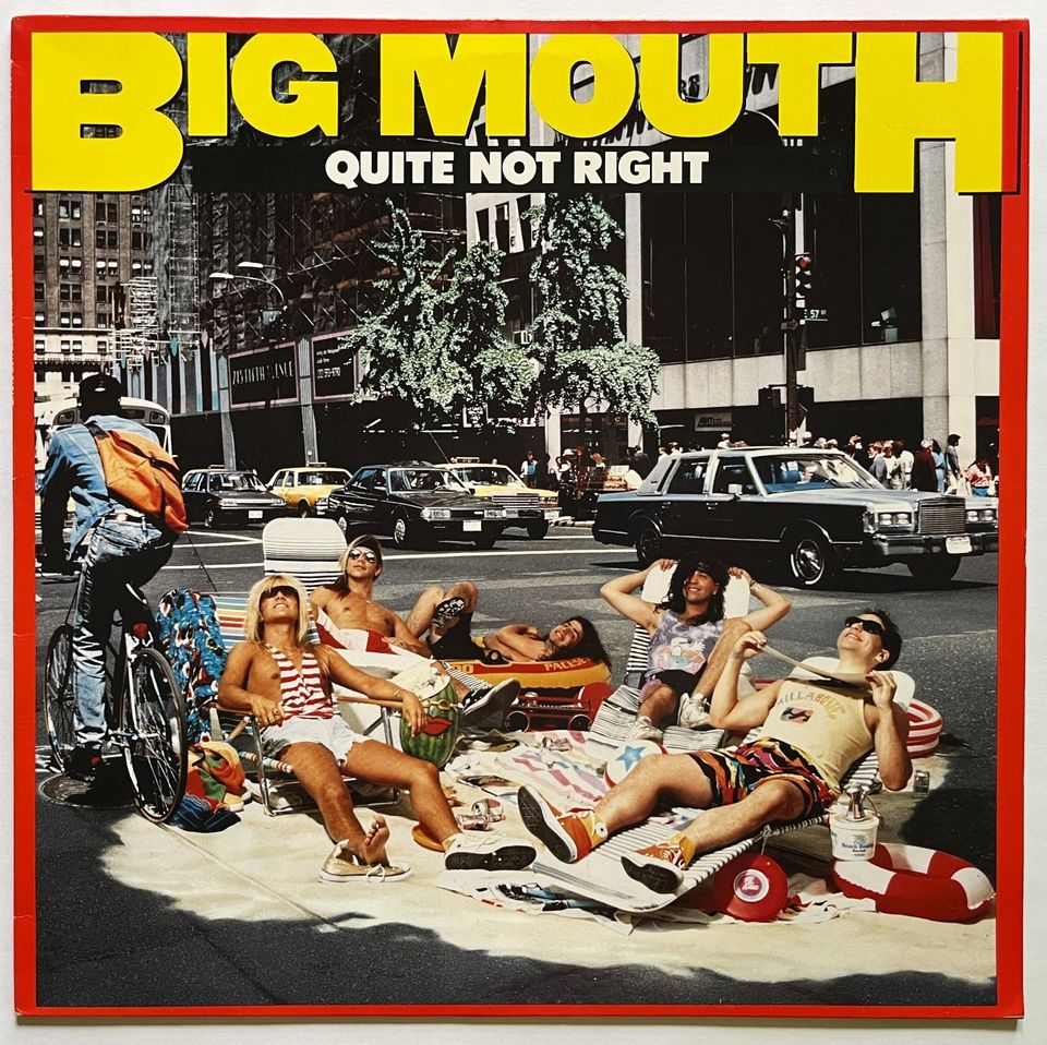 LP: BIG MOUTH (USA) – Quite Not Right (1988/Atlantic/D) in Nüdlingen