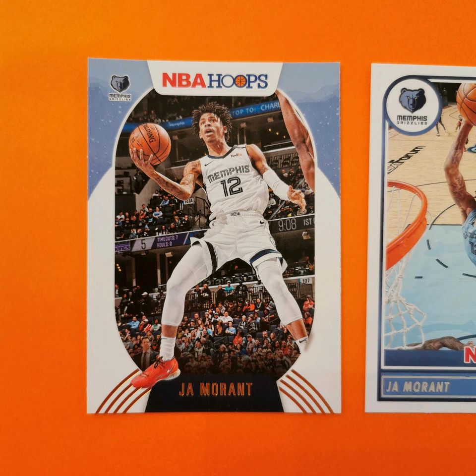 JA MORANT 3x Panini Trading Card Hoops Contenders no PSA in Berlin