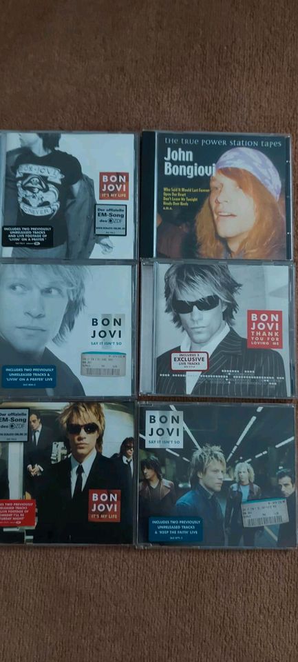 Jon Bon Jovi CD Sammlung 16 Stk. in Erfurt
