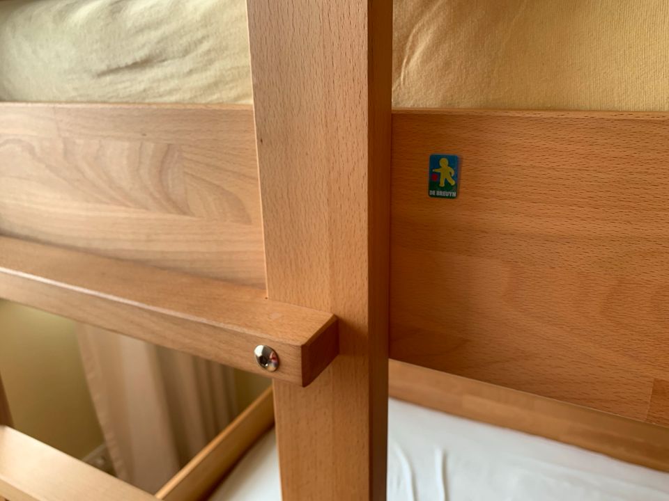 Mitwachsendes Hochbett Himmelbett Wookids De Breuyn Buche geölt in Lennestadt