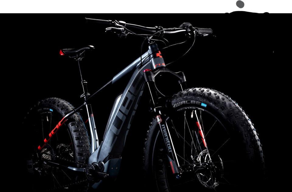 Fat bike Fatbike Ebike E-Bike Cube Nutrail Hybrid 500 Rahmengr.L in Heilbronn