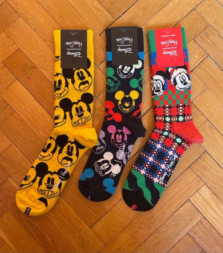 Happy Socks Disney Mickey Time Socken Unisex Gr 41-46 UVP 14,00€ in Offenburg