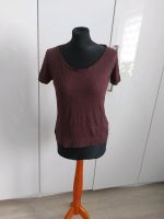 Neuw. Esprit T-Shirt bordeauxrot braun M 38 Hessen - Fulda Vorschau