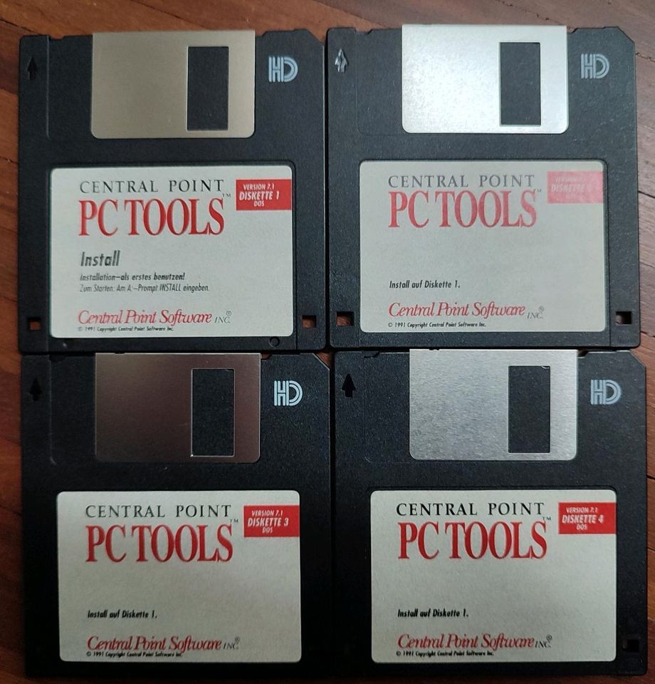 Central Point PC Tools, Vintage Software in Konz