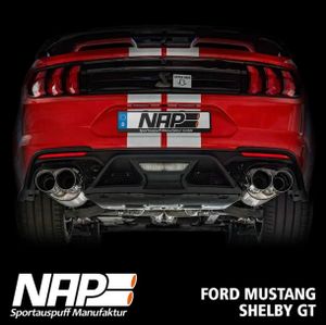 NAP Klappenauspuff Ford Mustang 2018 GT 5.0 V8