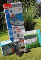 Bestway Swimmingpool 3,66x76cm + Pumpe + Abdeckplane Niedersachsen - Wunstorf Vorschau