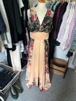 Ballkleid Kleid floral Creme rosé lang Schleswig-Holstein - Breiholz Vorschau