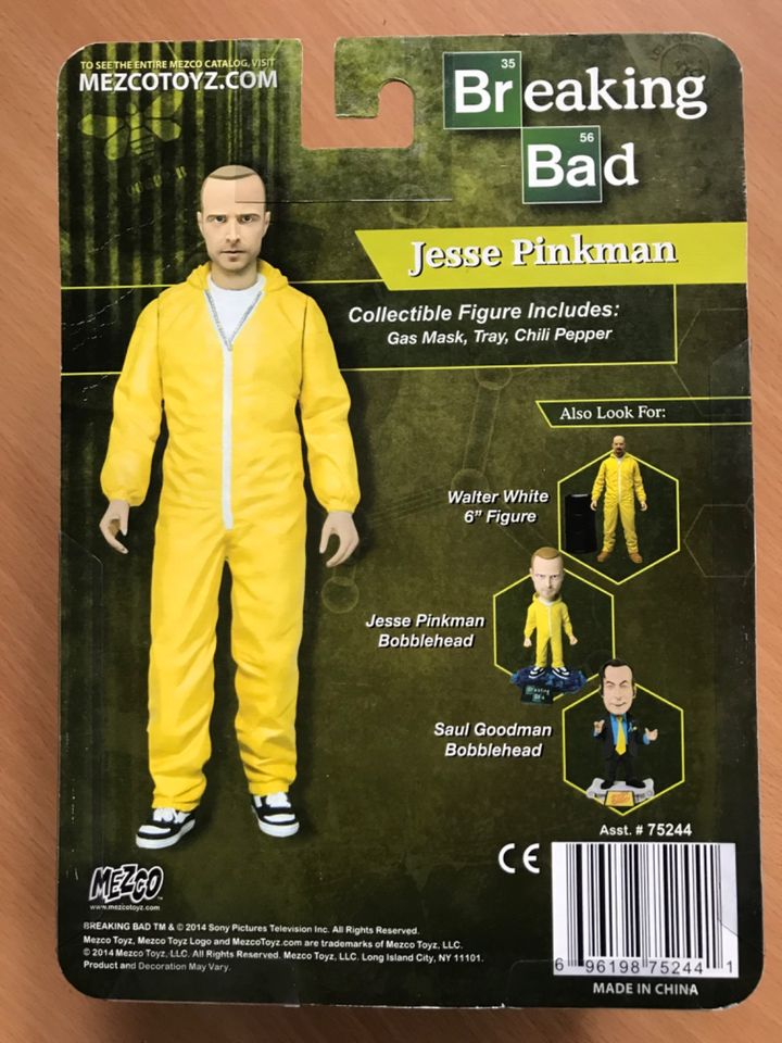 Jesse Pinkman in Blue Hazmat Suit PX Previews Exclusive Breaking in Bad Langensalza