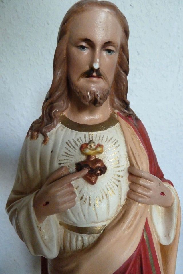 40er 50er Jahre Herz Jesus Figur - Fronleichnam in Köln