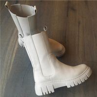 Chelsea Boots creme, Stiefelette, Gr. 39 Hessen - Linsengericht Vorschau