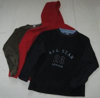 3 Sweatshirts Pullover Gr. 146 152 rot blau Fleece khaki Samt Pankow - Weissensee Vorschau