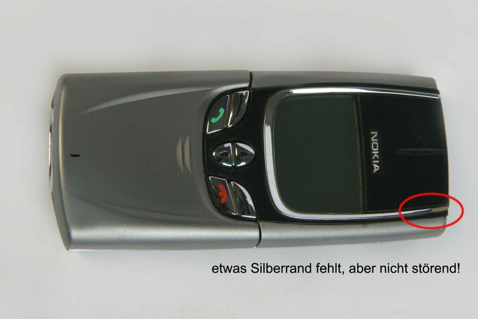 Nokia 8850 Handy Phone ohne Simlock Titan-Silber RARITÄT Bedienun in Berching