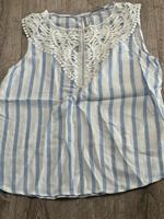 Luftige Bluse Gr. 40 Orsay weiß blau Brandenburg - Mühlenbeck Vorschau