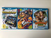 Wii U ☄️Spiele Nintendo Land ❣️Spaltoon ❣️Donkey Kong ❣️ Niedersachsen - Lehrte Vorschau