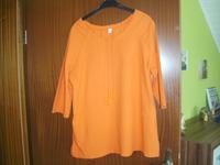 Tunika in orange mit ¾-Ärmeln Gr. 42 Hessen - Birstein Vorschau