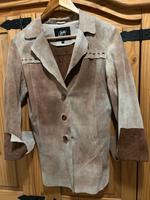 Gipsy Echtleder Kurzmantel/Blazer braun/beige Gr. M Boho Hessen - Groß-Umstadt Vorschau