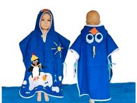 Kinder Bademantel Babyponcho Kapuzenhandtuch Pinguin Waschlappen Niedersachsen - Bad Essen Vorschau