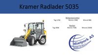 ! Mietpark-A5 Kramer Radlader 5035 Baumaschine Hoflader Mieten ! Hessen - Mücke Vorschau