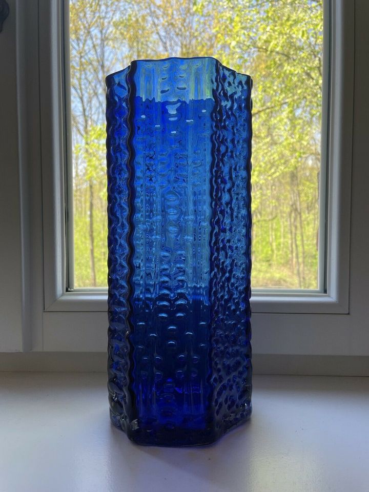 Bodenvase Glas tschechisch skandinavisch 60er 70er Jahre in Köln