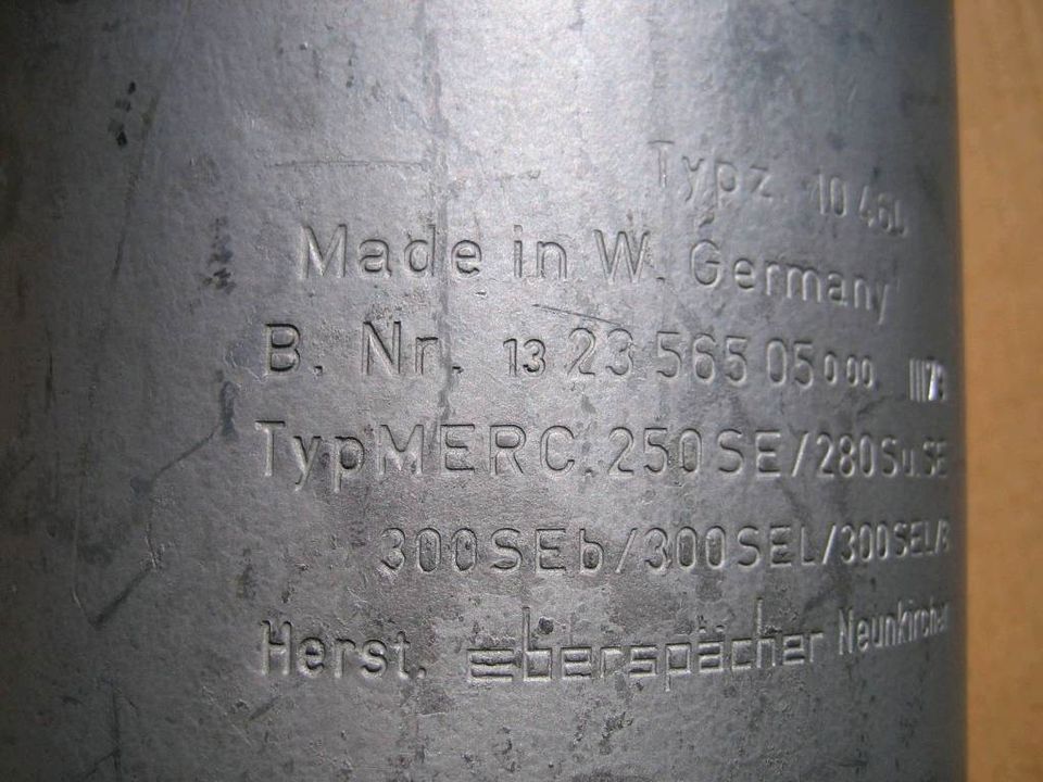 Mercedes Endtopf 280SE - 300SEL/8  Eberspächer NOS 10460 in Ditzingen