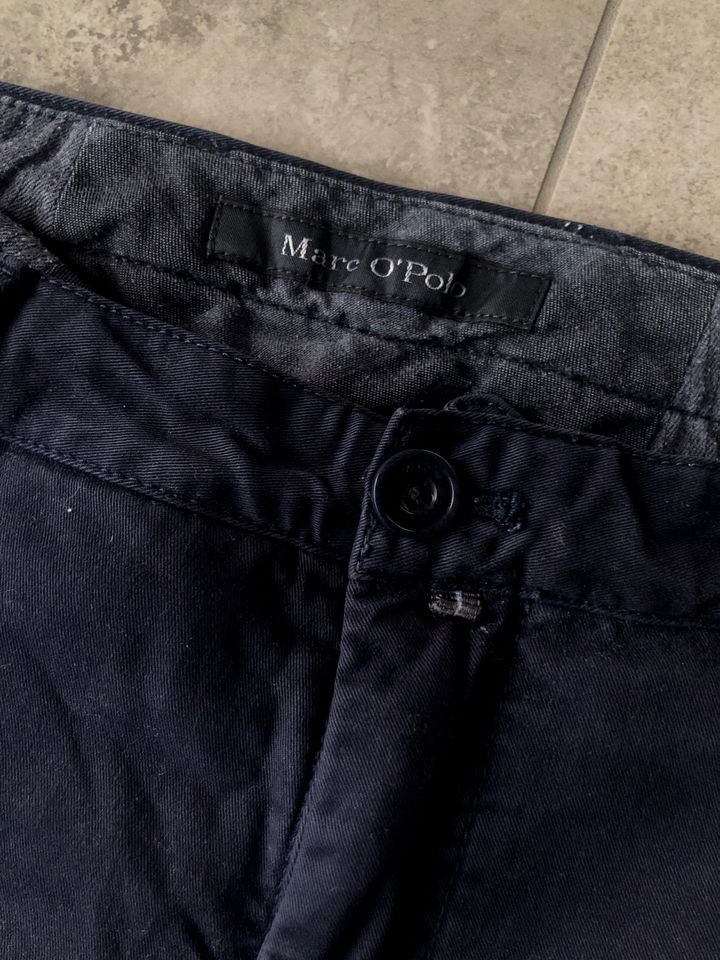 Marc O‘Polo Chino Stoffhose blau navy 33/34 in Bad Harzburg