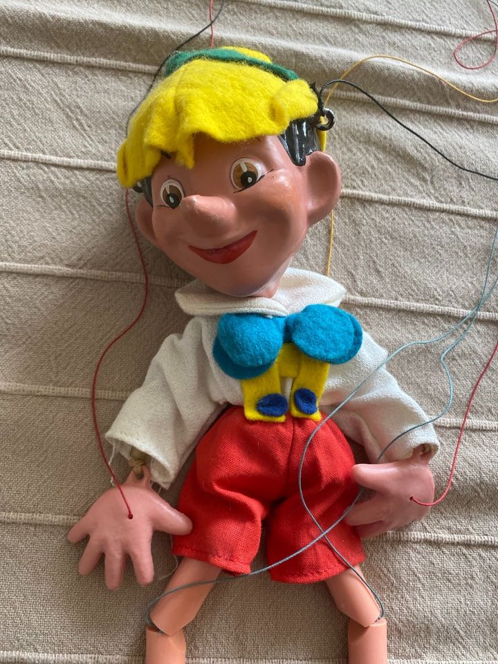 Marionette Pinocchio Pelham Puppets Original Vintage in Barntrup
