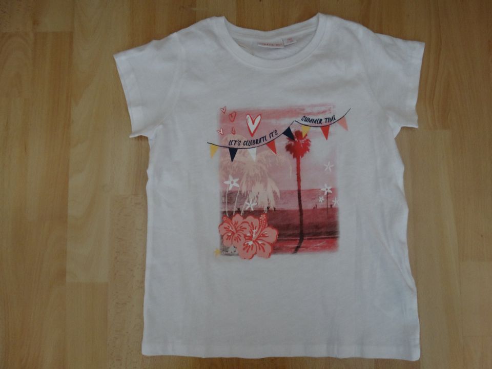 10x T-SHIRT & SHIRT-JACKE -GR. 128- NEU, NEUWERTIG... - SET/PAKET in Wasserlosen