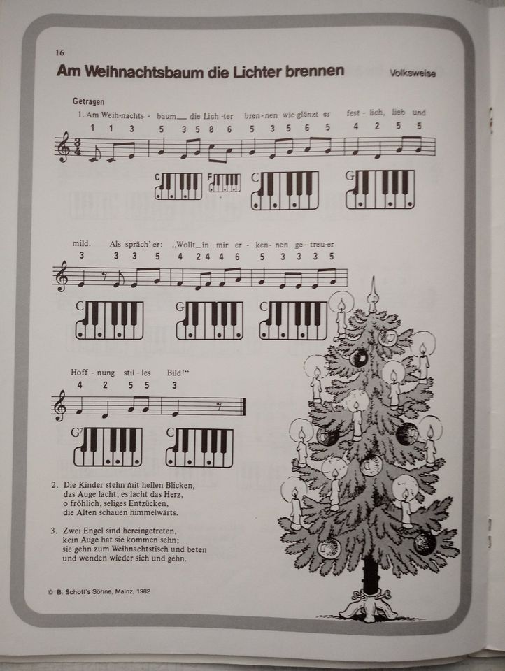 Weihnachtslieder 1 & 2 für Keyboard in Essen