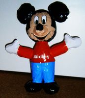 MICKEY MOUSEFIGUR (aufblasbar-gebr.)+TRINKFLASCHE+FAHRRADWINDRAD+ Berlin - Marzahn Vorschau