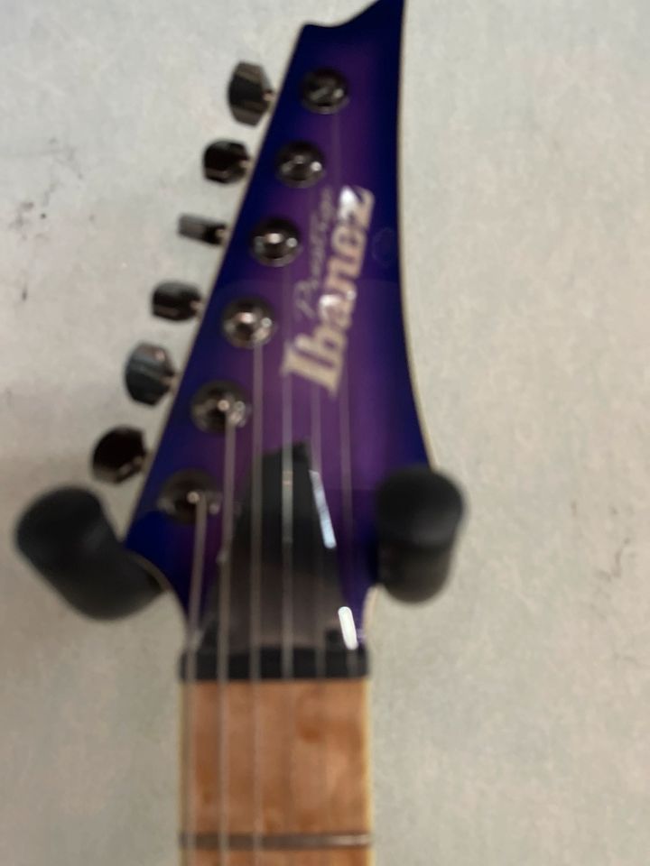 Ibanez Prestige E-Gitarre in Drop-C, RG652AHMFX-RPB in Nüdlingen