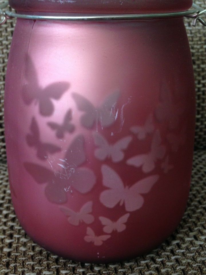Glasvase Vase Glas Teelichthalter Kerzenhalter Kerzenglas Laterne in Rostock