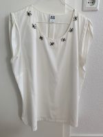 Kurzarm Chiffon Bluse mit Pailletten Weiß Creme Vero Moda Gr. L Baden-Württemberg - Radolfzell am Bodensee Vorschau