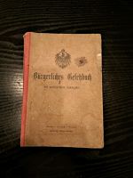 Bürgerliches Gesetzbuch ca. 1900 Bayern - Hofheim Unterfr. Vorschau