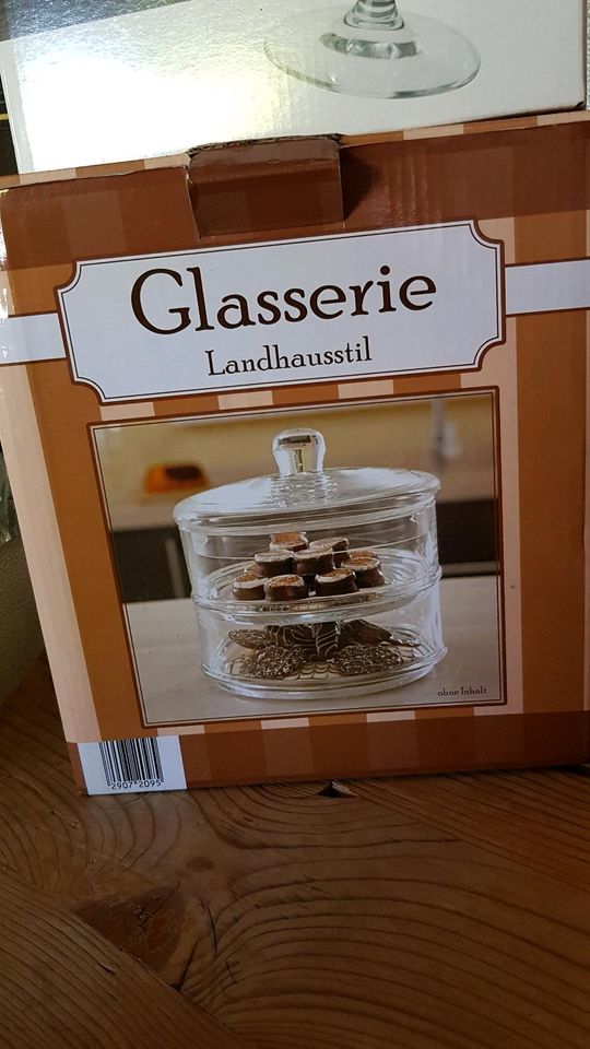 Etagere Glas Landhausstil Deckel in Barsinghausen