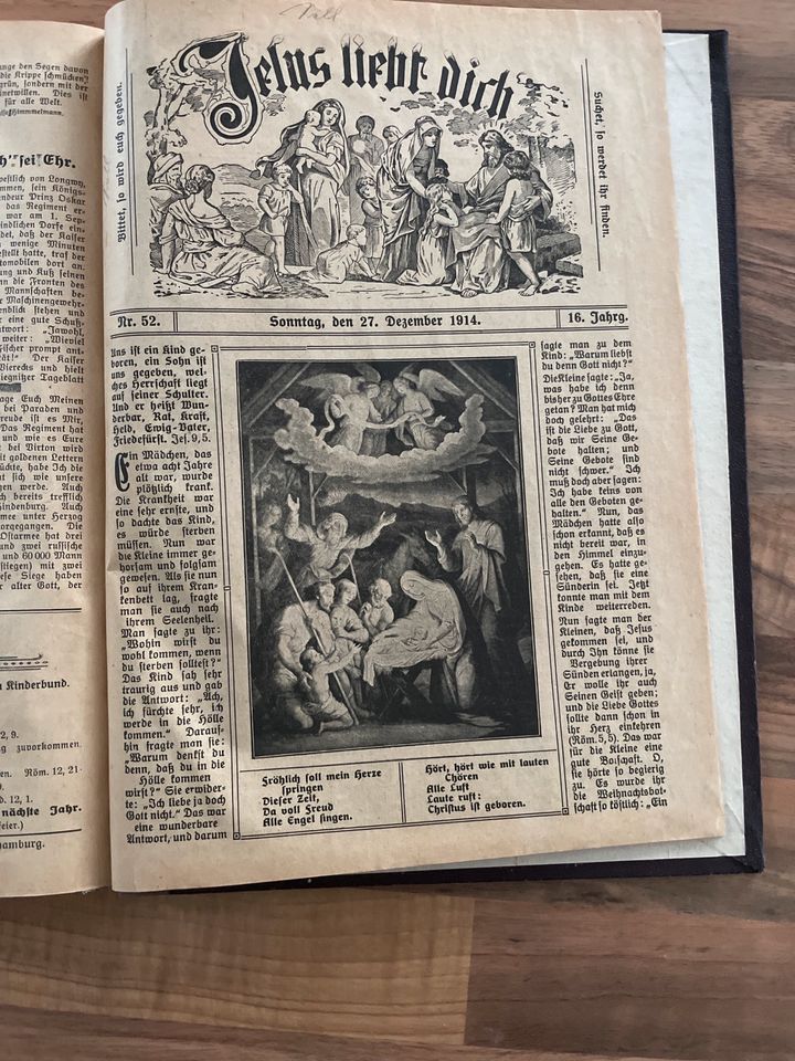 Jesus liebt dich Kindergottesdienst 1914 antik Buch in Rodgau