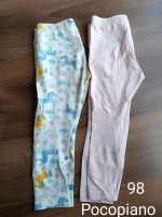 2 Leggings Pocopiano in Größe 98/104 rosa Einhorn Baumwolle Niedersachsen - Oyten Vorschau