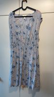 Kleid A-Linie Mama Stillkleid H&M blau Blumen XL 42 Sachsen-Anhalt - Halle Vorschau