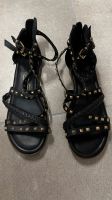 Sandalen Tom Tailor, 38, schwarz, Gold, Damenschuhe, Schuhe Bayern - Augsburg Vorschau