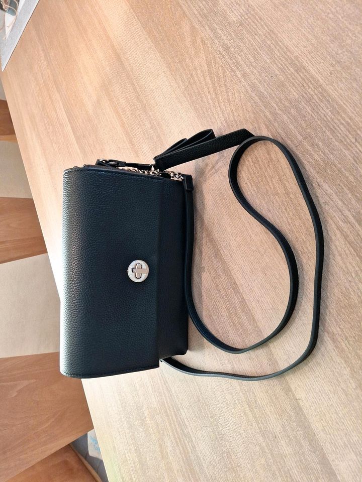 Schwarze Handtasche, Crossbody, Tasche in Hechthausen