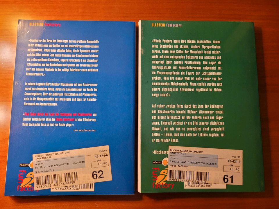 2 Bücher "Eine Reise durch das Land der Bekloppten und B. in Dresden