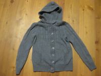 Strickjacke grau / Kapuze Gr.  M / 164 Hessen - Ginsheim-Gustavsburg Vorschau